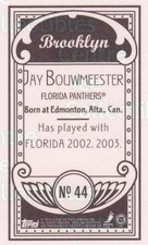 2003-04 Topps C55 Minis Brooklyn #44 Jay Bouwmeester