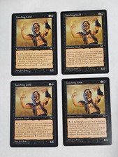 MTG Playset 4x Leeching Licid (Tempest/Black/U) - BGM