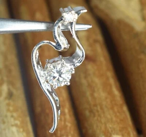 Certified White Diamond Solitaire 1.17 Carat Round Cut Pendant New Collection - Picture 1 of 8