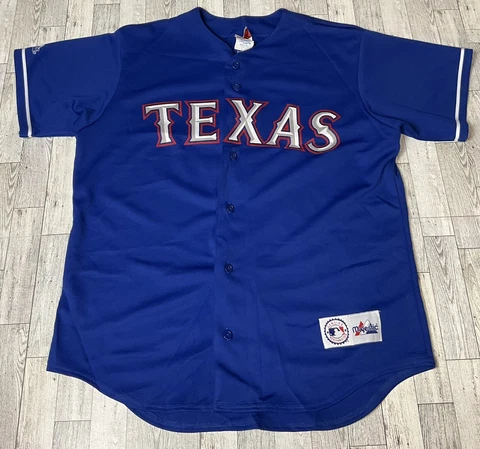 Texas Rangers Alex Rodriguez Alternate Blue Mlb Majestic Large Jersey Cover