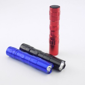 2/5pcs Protable Led Flashlight Pocket Waterproof AA battery Keychain Torch Light