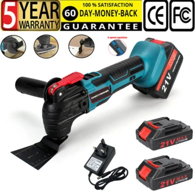 CTX Cordless Multi Purpose Tool Oscillating Multi-Tool with Battery Charger 6 Speed