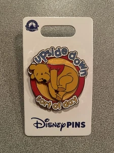 Disney Parks Winnie The Pooh “An Upside Down Sort Of Day” Spinning Pin - Picture 1 of 2