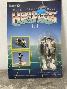 RARE BOOTLEG GOBOTS HERGOSS SAVIE NIGHT RANGER WHITE NEW IN BLISTER FR - Picture 1 of 9