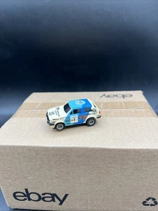 Tomy AFX  Volkswagen Golf Slot Car Blue/white Set Car TESTED! - Picture 1 of 10