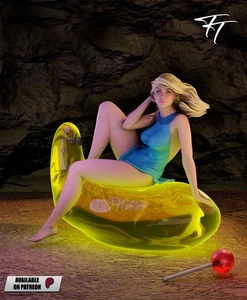 Tara (Herculoids) 3D Print Unpainted/Unassembled - Picture 1 of 12