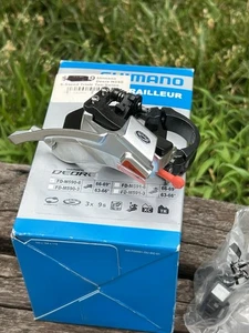 Shimano Deore FD-M590 Front Derailleur 9 Speed Triple 3x Top Swing Clamp On - Picture 1 of 6