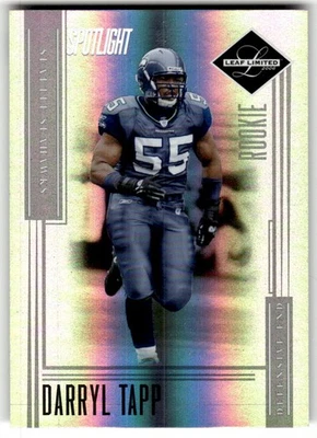 2006 Leaf Limited Darryl Tapp Silver Spotlight #/25 Rookie #173 - Image 1 of 2
