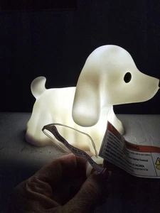 Luces LED con temporizador Dachshund en forma de perro fantasma decoración de Halloween nuevo con etiquetas - Imagen 1 de 5