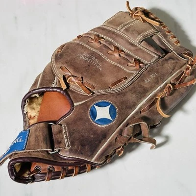 Guante de Softbol Spalding 42-213 Derecha Modelo Pro Competición Cuero EZ-FLEX Foto 1 de 4