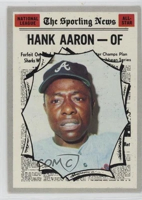 1970 Topps All Star Hank Aaron #462 Salón de la fama Foto 1 de 3