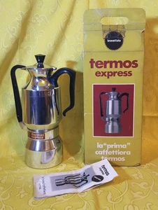 CAFFETTIERA THERMOS LA SIGNORA 9 TZ MEAZZA & MASCIADRI CON SCATOLA E ISTRUZIONI - Foto 1 di 16