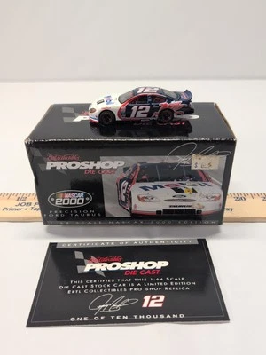Jeremy Mayfield #12 NASCAR 2000 Ertl Collectibles Pro Shop Diecast 1:64  - Image 1 of 4