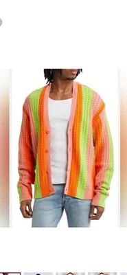 Nuevo con etiquetas Cárdigan Suéter PacSun Freddy Sunrise L Unisex Foto 1 de 4