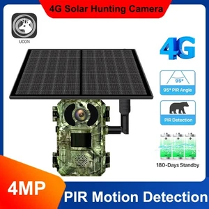 4G SIM Card Cellular Trail Camera 4MP FHD IP66 Motion Activated Night Vision - Picture 1 of 6