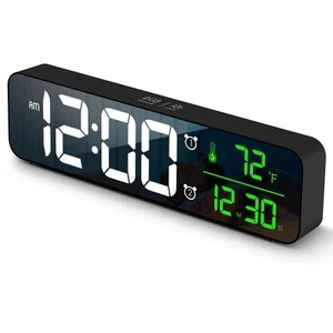 Digital Large Display Alarm Clock for Living Room Office Bedroom Decor LED El... - Picture 1 of 9