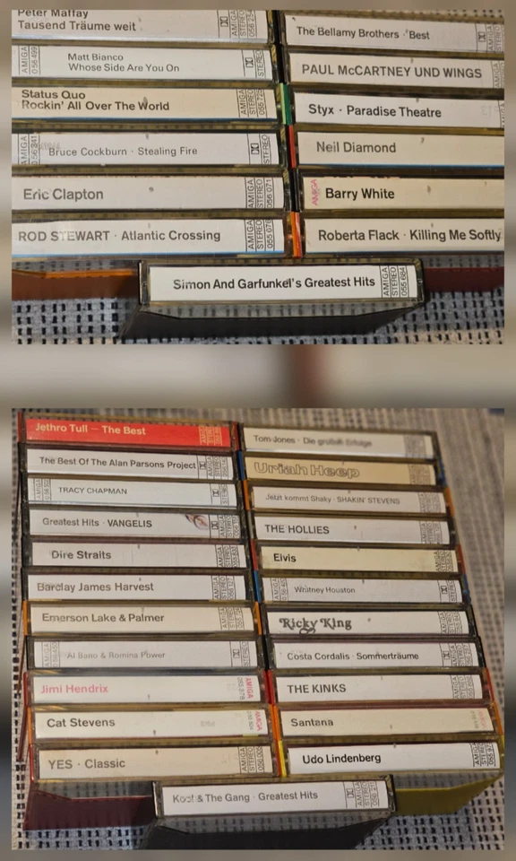 36x Amiga Lizenzen DDR *Auswahl* MC Musikkassette Tape BL-01 - Bild 1 von 1