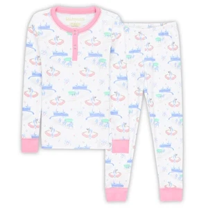 Girls Preschool White Kentucky Derby Sara Jane's Sweet Dream PJ Set - Picture 1 of 3
