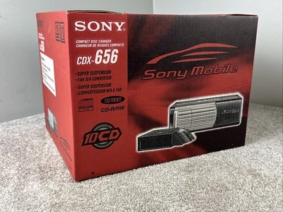 NEW in Box SONY Mobile CDX-656  10 DISC CHANGER NOS Car Stereo Complete - Image 1 of 3