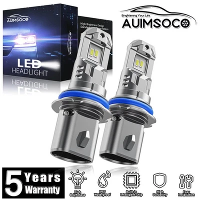 For Saturn Ion 2003-2007 4-Door 2.2L LED Headlight Kit Bulbs Hi/Lo Beam 72000LM - Image 1 of 4