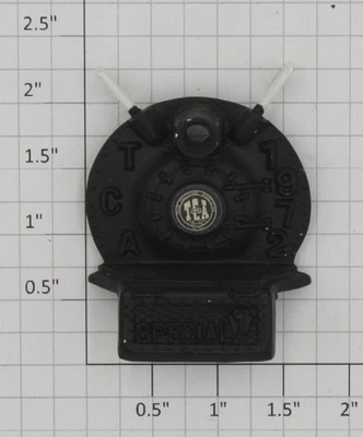 Lionel 671-196 TCA 1972 6-8-6 涡轮机车锅炉前带旗帜和贴花 — 第 1/2 张图片