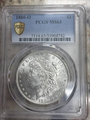 1880 O Morgan Silver Dollar PCGS MS-63 - Image 1 of 3