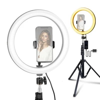 NEEWER RH12BD 12" Anillo Luz con Trípode, Bicolor, para iPhone Foto 1 de 4