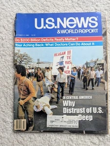 1983 magazine US new ronald reagan VW bug rabbit honda crx mazda 626 war history - Foto 1 di 6