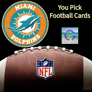 Miami Dolphins NFL Football Team Trading Cards (You Pick Your Cards) - Bild 1 von 91