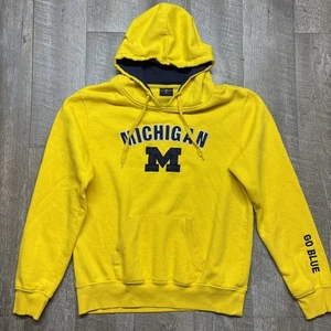 Vintage Michigan Wolverines Sweatshirt Damen XL gelb Hoodie Team Student Pullover - Bild 1 von 9