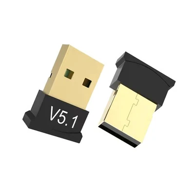 Adattatore USB 2.0 Bluetooth 5.1 Dongle Trasmettitore Ricevitore per PC Portatile - Immagine 1 di 4
