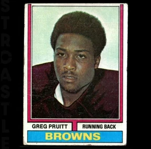 1974 Topps - Greg Pruitt #110 (RC) Cleveland Browns ๐ Football Card - Picture 1 of 3