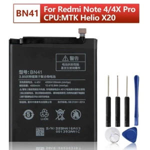 BN41 Replacement Battery For Xiaomi Mi Redmi Note 4 4X Global & 2016100 4100 mAh - Picture 1 of 6