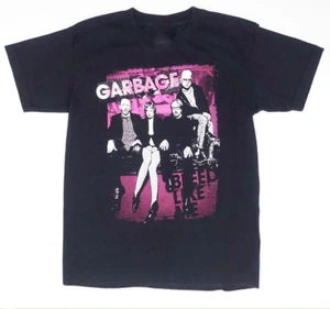 Vintage Garbage Band In Concert schwere Baumwolle schwarz alle Größen T-Shirt für Männer IN872 - Bild 1 von 3