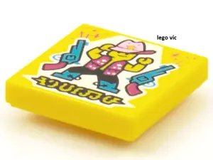 LEGO 3068BPB1540 Tile 2x2 BeatBit Album Cover Cowboy 43101 Vidiyo A29 - Picture 1 of 1