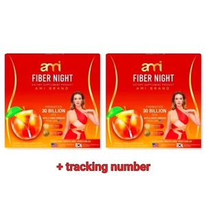 AMI Fiber Night Probiotics Apple Cider Inulin FOC 5 Colour Fruit Vegetable Drink - Picture 1 of 5