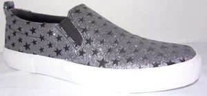 New Jessica Simpson Danika Black/Gunmetal Starry Night Warm-Up Velvet Sneakers  - Picture 1 of 3