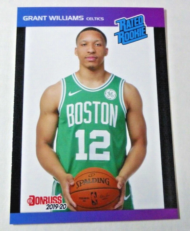 2019-20 Panini Instant Donruss Rated Rookie RR RC~GRANT WILLIAMS #19 BOSTON - Image 1 of 1