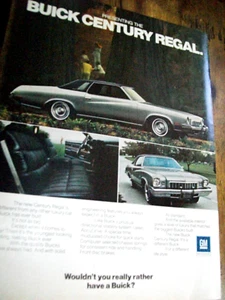 1973 Buick Century Regal mid-size-mag car ad -"Presenting..." - Picture 1 of 1