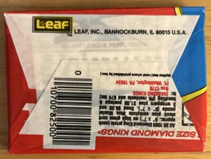 1988 Donruss Baseball Card Wax Pack Gus Polidor Angels Infield Showing On Back