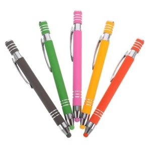 5 Pcs Metal Ballpoint Pen Capacitive Stylus Touchscreen for Phone - Zdjęcie 1 z 12