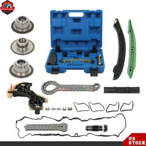 For Mercedes Benz C250 SLK250 Timing Chain Pair VVT Gear Gasket Tool Set - Foto 1 di 16