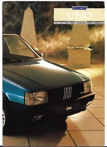 Fiat Uno 1988-1989 UK Market Brochure 45 FIRE 60 S DS Selecta 70 SX Turbo IE - Picture 1 of 2