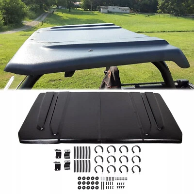 Black Polyethylene Hard Top Roof For John Deere JD Gator 625 825i UTV - Image 1 of 4