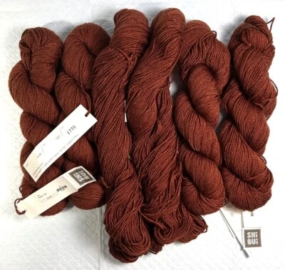 Hilo Staccato Shibui Knits - Color: óxido #181 - 6 madejas/hanks - ¡Nuevo! Foto 1 de 2