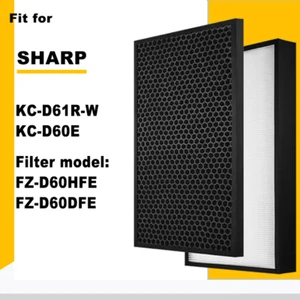 FZ-D60HFE D60HFE Replacement Filter for Sharp Air Purifier KC-D61R-W KC-D60E - Picture 1 of 8