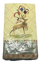 Creative Papers Christmas Reindeer Napkin Sealed Ornaments Wreath Holidays New
