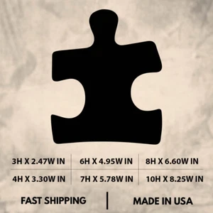 Puzzle|Autism Awareness|Special|Vinyl Sticker|Decal for Window|Laptop|Car|Tablet - Picture 1 of 8
