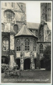 RARE POSTCARD - ANCIENT LAVATORIUM or WATER TOWER - CANTERBURY CATHEDRAL C.1955