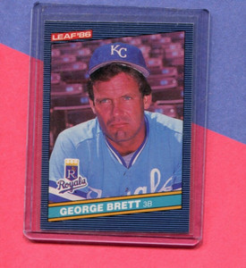 GEORGE BRETT KANSAS CITY ROYALS 1986 DONRUSS BASEBALL CARD #42